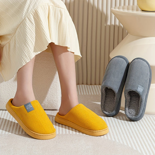 Trendy Cozy Plush Non Slip Slippers