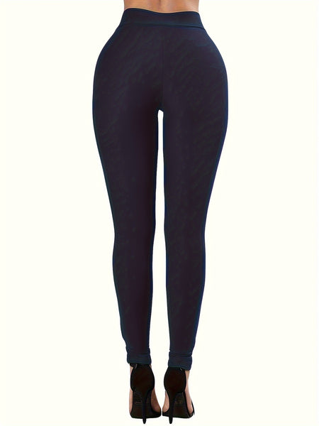 Trendy High Waist Lace Up Jegings