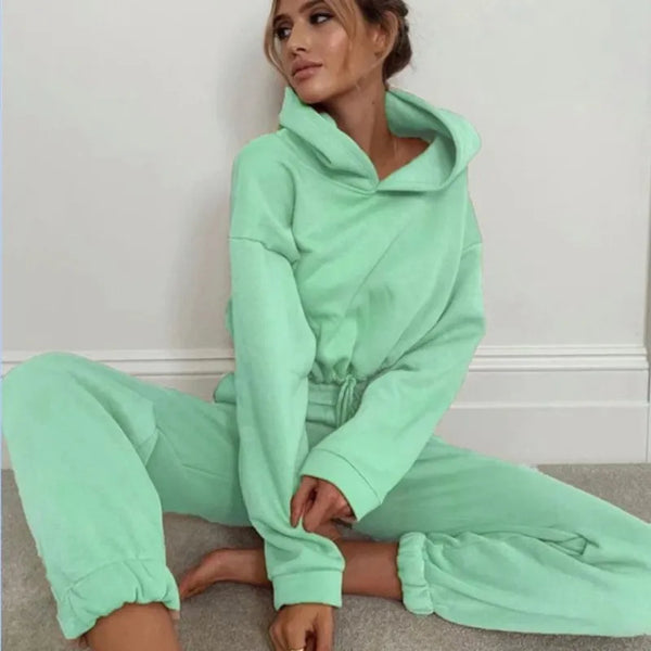 Trendy Two Piece Oversized Sports Tracksuit - TrendsetterbyTracy Boutique
