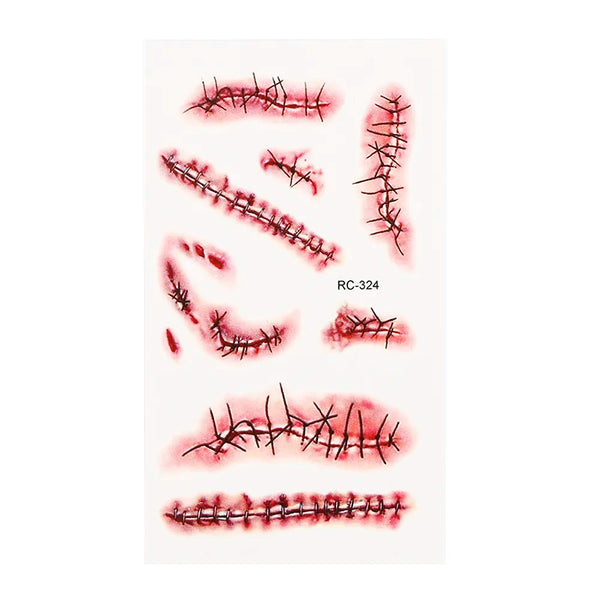 Trendy 1PC Waterproof Halloween Tattoo Stickers - TrendsetterbyTracy Boutique