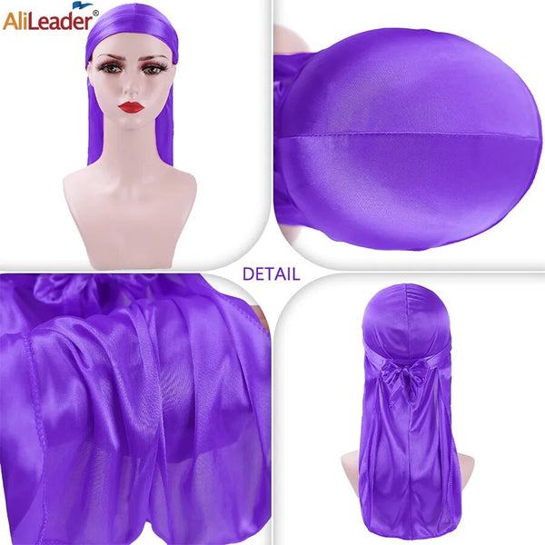 Trendy Silky Durags With Extra Long Tail - TrendsetterbyTracy Boutique