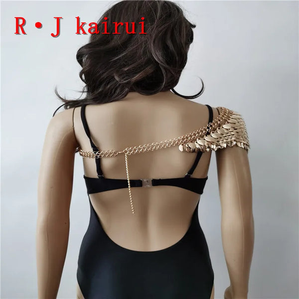 Trendy Mermaid Gold Shoulder Chain