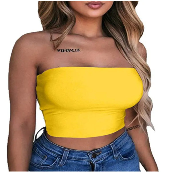 Trendy Solid Color Yoga Sports Cropped Bra - TrendsetterbyTracy Boutique