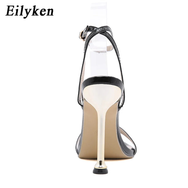 Trendy Narrow Band Straps High Heel Sandals