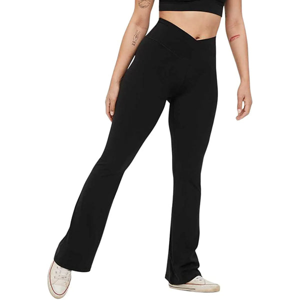 Trendy Yoga High Waist Flare Pants