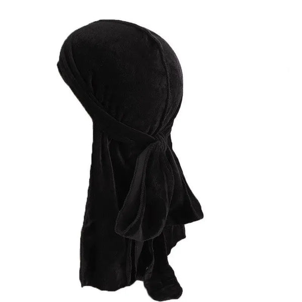Trendy Suede Durag For Protective Hair Styles