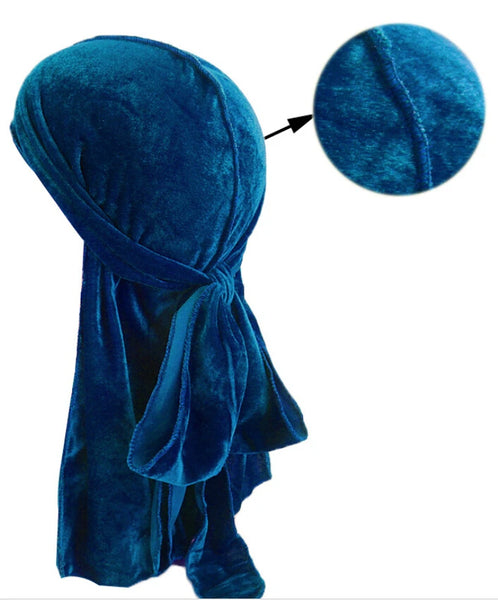 Trendy Suede Durag For Protective Hair Styles
