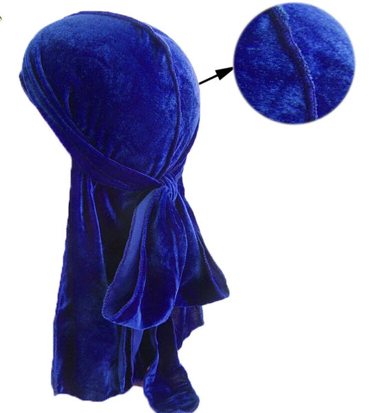 Trendy Suede Durag For Protective Hair Styles