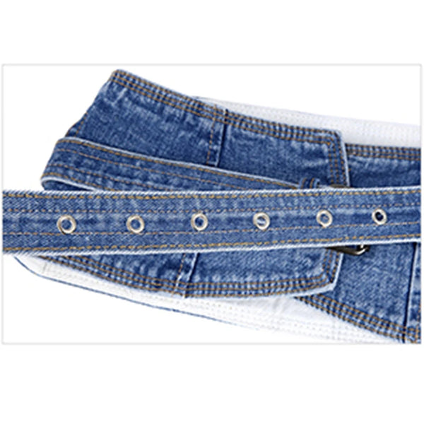 Trendy Denim Waist Buckle Belt - TrendsetterbyTracy Boutique