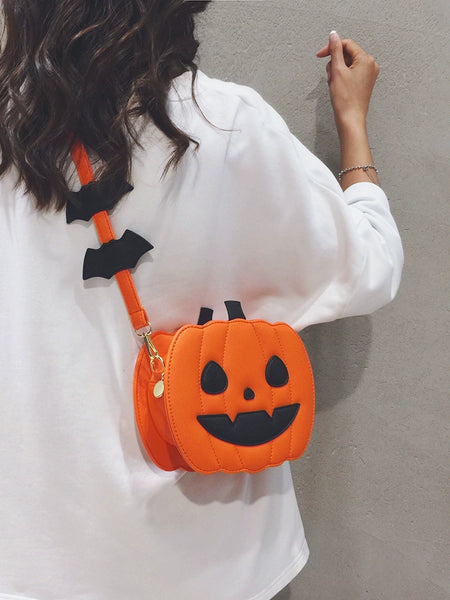 Trendy Halloween Pumpkin  Crossbody Purse - TrendsetterbyTracy Boutique
