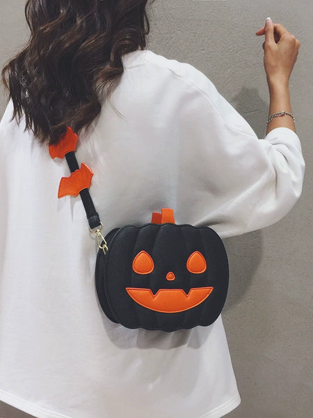 Trendy Halloween Pumpkin  Crossbody Purse - TrendsetterbyTracy Boutique