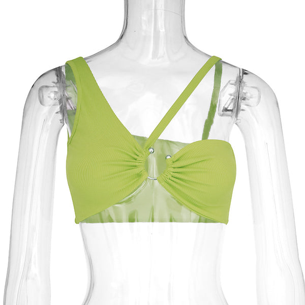 Trendy Shoulder Crop Tube Top - TrendsetterbyTracy Boutique