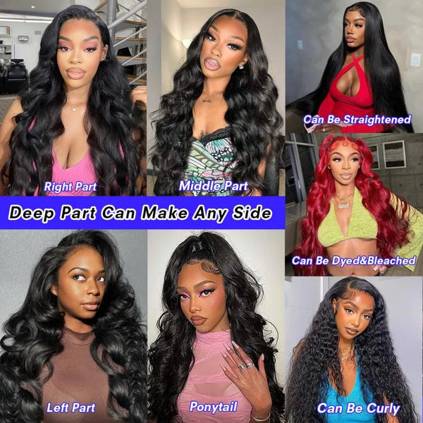 Trendy 100% Human Hair Body Waive Brazilian Lace Wig
