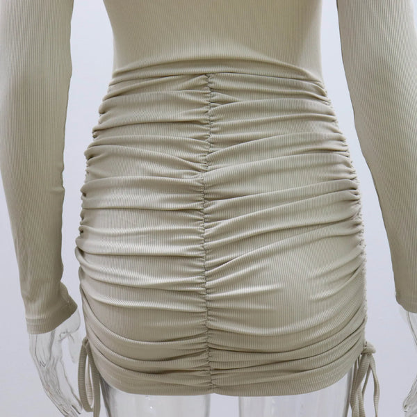 Trendy Mesh Fringed Mini Party Dress