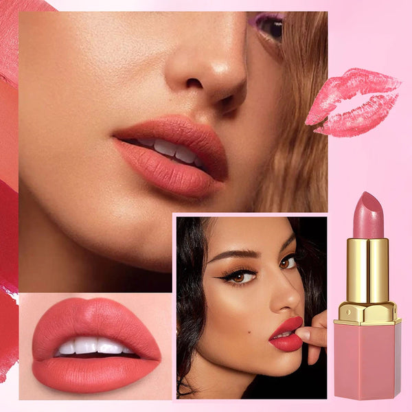 Trendy Matte 6 Pack Pearlescent Glitter Lipstick