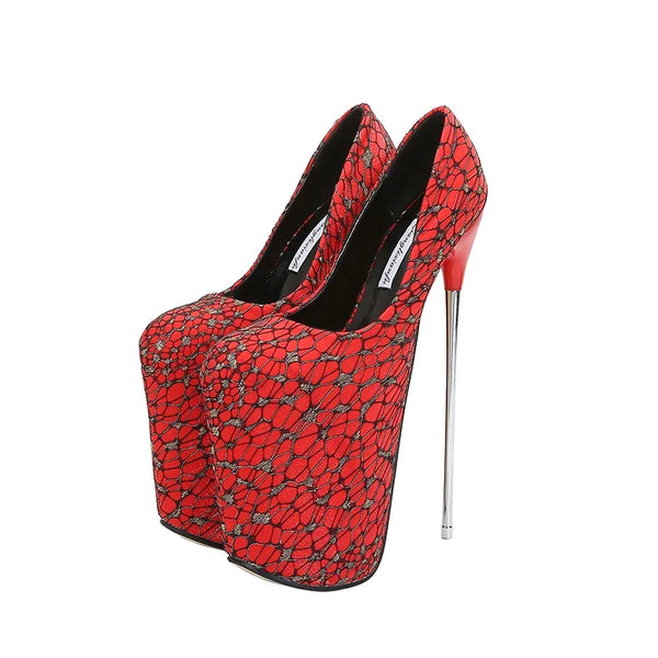 Trendy High Heel Round Pumps Stiletto