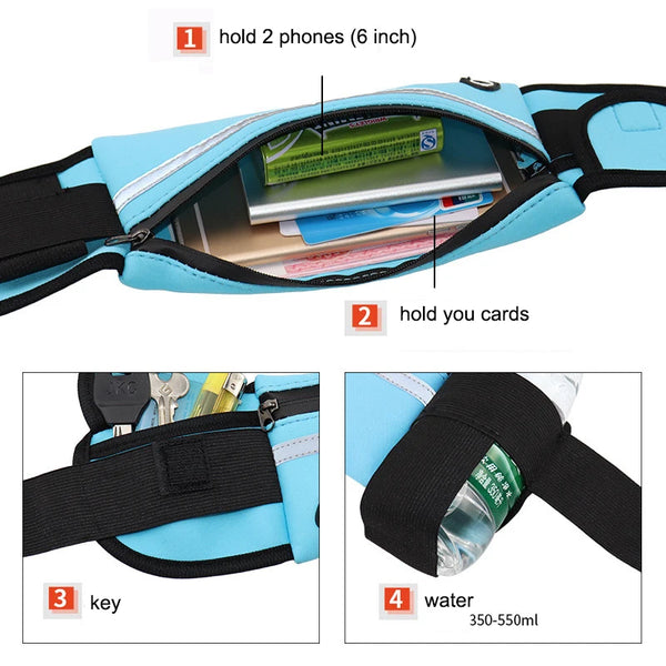 Trendy Workout Waist Belt Bag