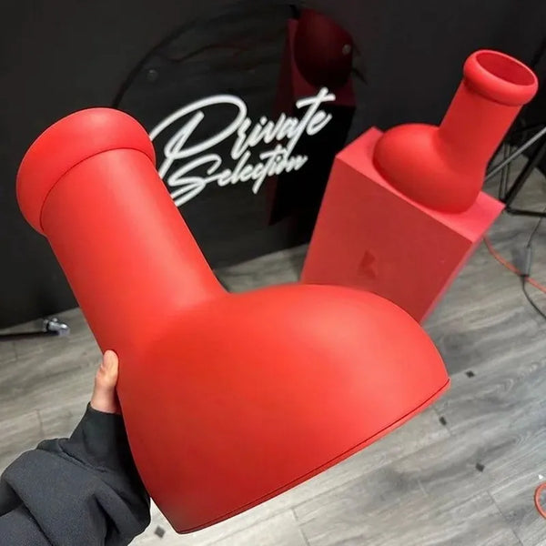 Trendy Cartoon Inspired Big Red Boots - TrendsetterbyTracy Boutique