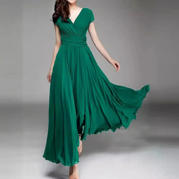 Trendy Chiffon Formal Maxi Dress