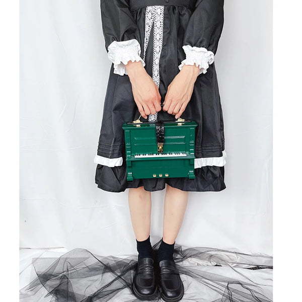 Trendy Piano Acrylic Box Shaped Shoulder Purse - TrendsetterbyTracy Boutique