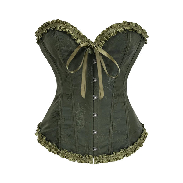 Trendy Ruffled Bustier Corset