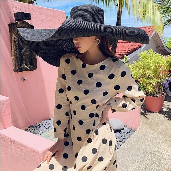 Trendy Oversized  Wide Brim Sun Hat - TrendsetterbyTracy Boutique