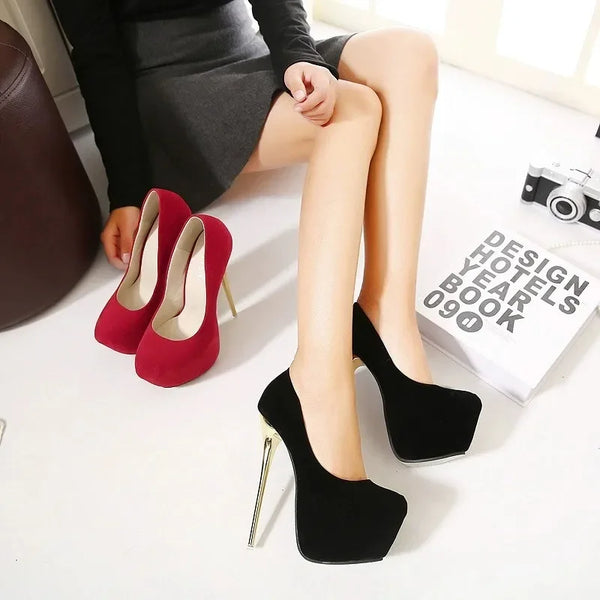 Trendy High Platform Thin Heels - TrendsetterbyTracy Boutique
