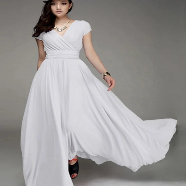 Trendy Chiffon Formal Maxi Dress