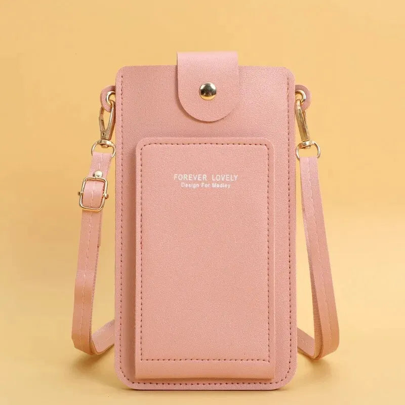Trendy Crossbody Messenger Soft Leather Purse