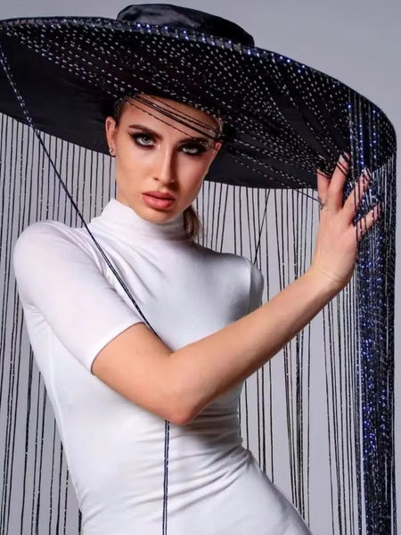 Trendy Chandelier Fashion Black Hat - TrendsetterbyTracy Boutique