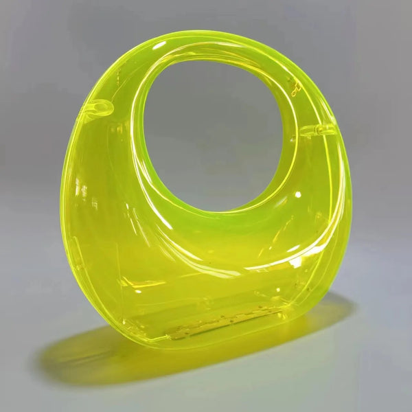 Trendy Acrylic Clutch Clear Handdbags - TrendsetterbyTracy Boutique