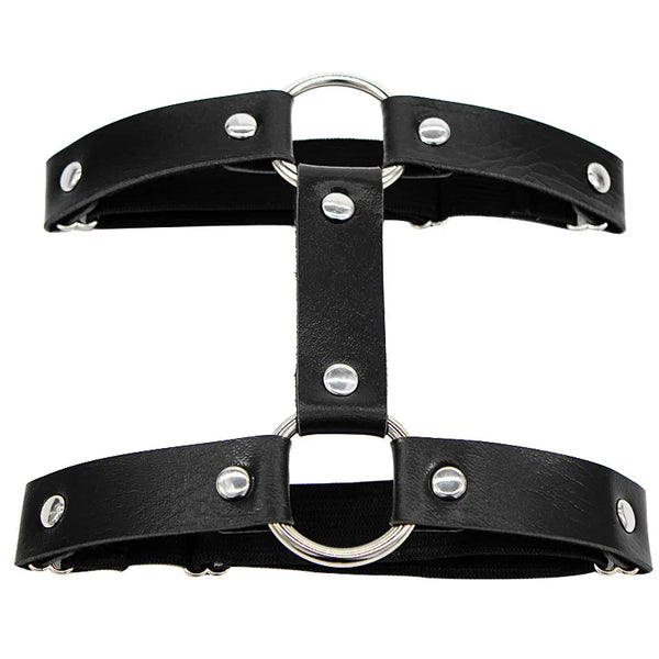 Trendy Leather Thigh Garters Harness Leg Strap