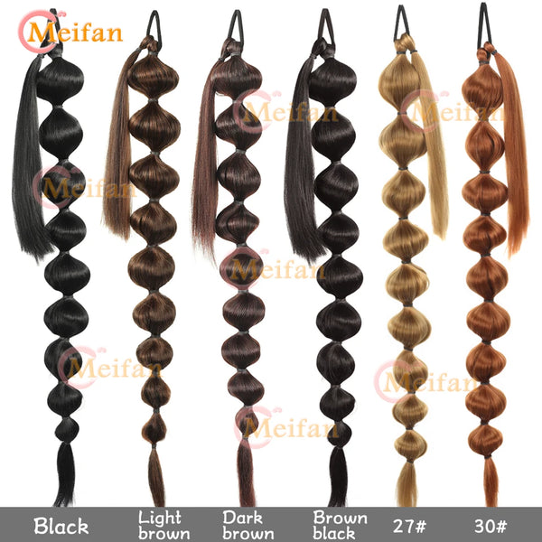 Trendy Bubble Long Braid Ponytail - TrendsetterbyTracy Boutique