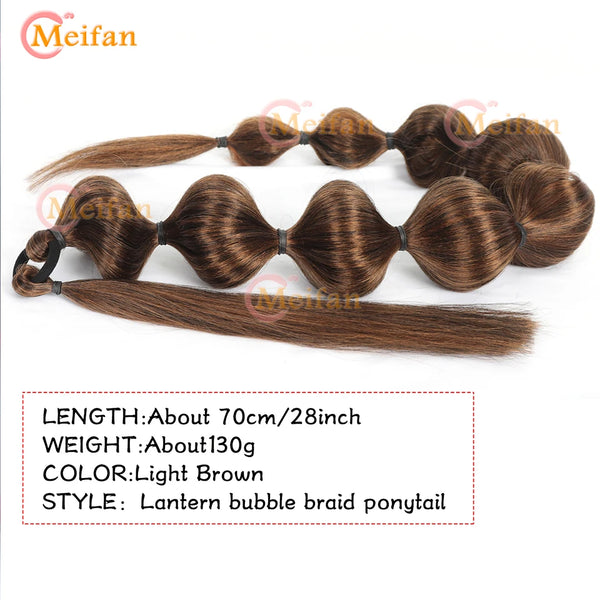 Trendy Bubble Long Braid Ponytail - TrendsetterbyTracy Boutique