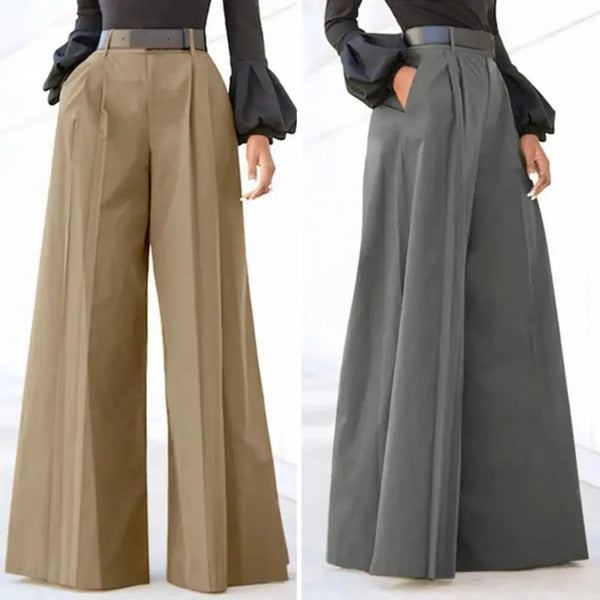 Trendy High Waist Wide Leg Loose Pants