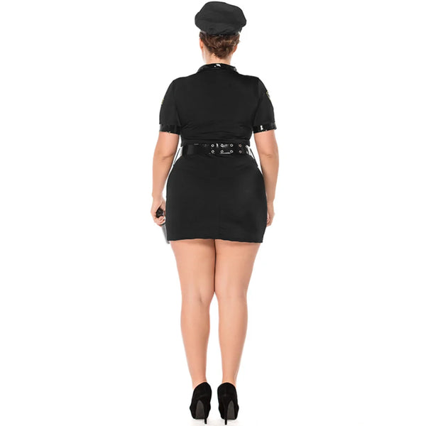 Trendy Protect And Serve Policewoman Halloween Costume