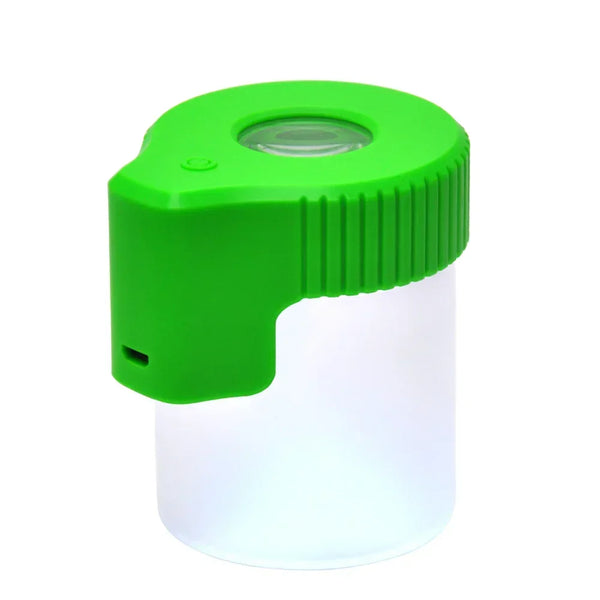 Trendy Stoner LED Illuminated Seal Dry Herb Grass Storage Jar