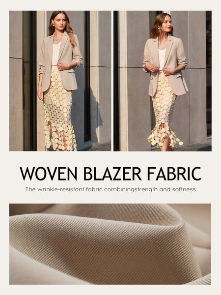 Trendy Casual Long Sleeve Blazer Jacket