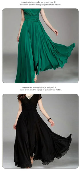Trendy Chiffon Formal Maxi Dress