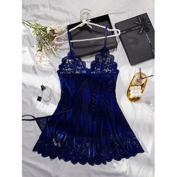 Trendy Thong Dress Mesh Lingerie