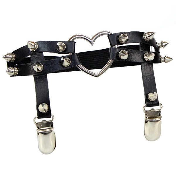 Trendy Leather Thigh Garters Harness Leg Strap