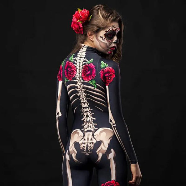 Trendy Rose Skeleton Halloween Costume - TrendsetterbyTracy Boutique