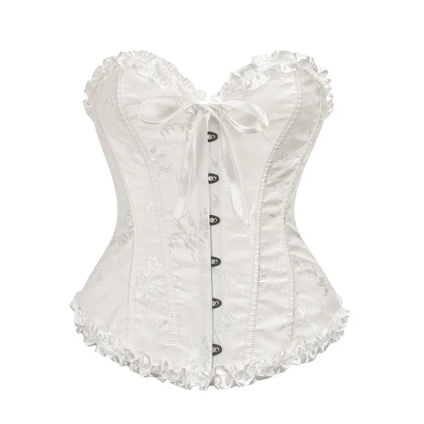 Trendy Ruffled Bustier Corset
