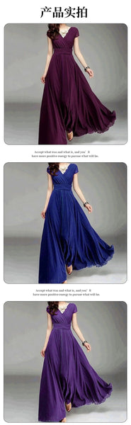 Trendy Chiffon Formal Maxi Dress