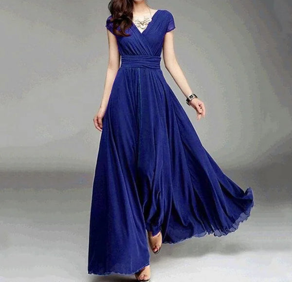Trendy Chiffon Formal Maxi Dress