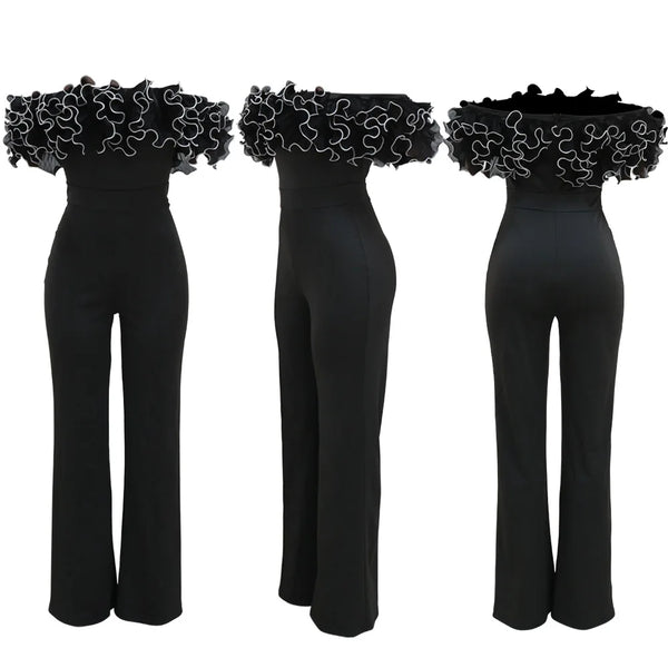 Trendy Floral Halter Top Jumpsuit