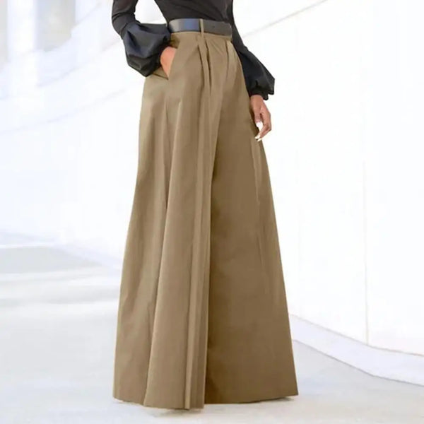 Trendy High Waist Wide Leg Loose Pants