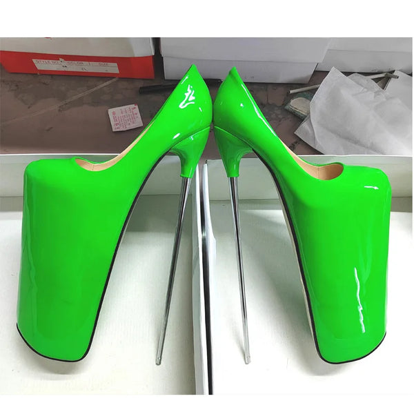 Trendy High Heel Round Pumps Stiletto