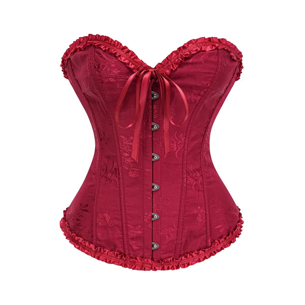 Trendy Ruffled Bustier Corset