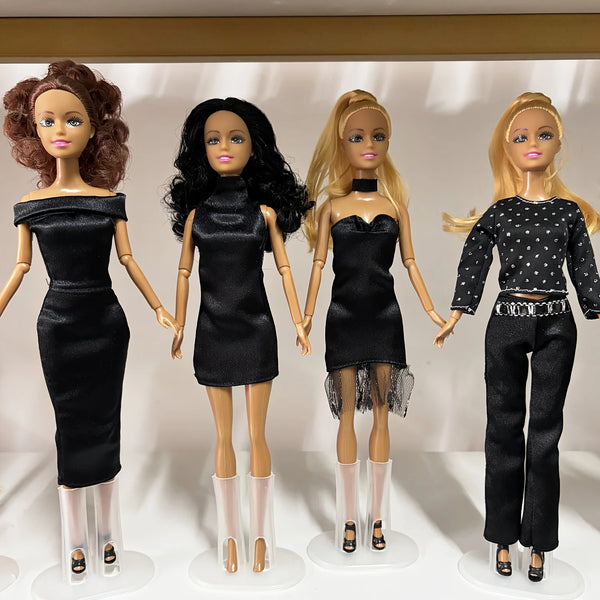 Trendy Black Outfits For Dolls Including Sheso